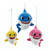 Baby Shark Christmas Tree Ornament 3 Piece Set BK1201SET