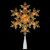 9" Pre-Lit Gold Snowflake Christmas Tree Topper - Clear Lights