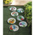 10.75" White and Green "Love Blooms Here" Outdoor Garden Stepping Stone