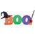 23" Orange and Purple LED Lighted BOO Sign Outdoor Halloween Decor