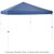 Sunnydaze 10x10 Foot Standard Pop-Up Canopy Shade - Blue