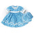 The Queen's Treasures 18 Inch Doll 1800's Style Blue Dress Gown and Hat