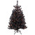 4ft Pre-Lit Black Noble Spruce Artificial Halloween Tree, Orange Lights