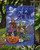 Caroline's Treasures PPP3064GF Cavalier Spaniel Halloween House Flag Garden Size , Small, multicolor