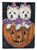 Caroline's Treasures PPP3205GF Westie Halloween Pumpkin Ride Flag Garden Size , Small, multicolor
