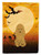 Caroline's Treasures BB4335GF Halloween Poodle Tan Flag Garden Size , Small, multicolor