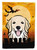 Caroline's Treasures BB1763GF Halloween Golden Retriever Flag Garden Size , Small, multicolor