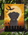 Caroline's Treasures BB1793GF Halloween Black Labrador Flag Garden Size , Small, multicolor