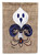 Caroline's Treasures 8749-FLAG-PARENT Halloween Ghost Spider Bat Fleur de lis Flag, , multicolor - 8749CHF