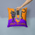 Halloween Witches Feet Fabric Decorative Pillow VHA3038PW1414