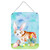English Bulldog Easter Bunny Wall or Door Hanging Prints CK1378DS1216