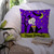 Happy Halloween Skeleton Fabric Decorative Pillow VHA3014PW1414
