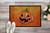 October Pumpkin Halloween Door Mat, Indoor Rug or Outdoor Welcome Mat 24x36 Doormat
