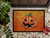 October Pumpkin Halloween Door Mat Indoor Rug or Outdoor Welcome Mat 18X27 Doormat