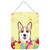 Sable Corgi Easter Egg Hunt Wall or Door Hanging Prints BB1935DS1216