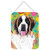 Saint Bernard Easter Eggtravaganza Aluminium Metal Wall or Door Hanging Prints