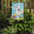 Caroline's Treasures BB9630GF White Standard Poodle Easter Flag Garden Size , Small, multicolor
