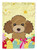 Caroline's Treasures BB1938GF Chocolate Brown Poodle Easter Egg Hunt Flag Garden Size , Small, multicolor