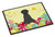 Easter Eggs Giant Schnauzer Door Mat, Indoor Rug or Outdoor Welcome Mat 18x27 Doormat BB6066MAT