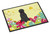 Easter Eggs Black Russian Terrier Door Mat, Indoor Rug or Outdoor Welcome Mat 18x27 Doormat BB6026MAT
