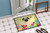 Easter Eggs Pug Fawn Door Mat, Indoor Rug or Outdoor Welcome Mat 24x36 Doormat BB6008JMAT