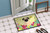 Easter Eggs Pug Fawn Door Mat, Indoor Rug or Outdoor Welcome Mat 24x36 Doormat BB6008JMAT