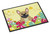 Easter Eggs French Bulldog Cream Door Mat, Indoor Rug or Outdoor Welcome Mat 18x27 Doormat BB6010MAT