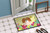 Easter Eggs Pekingnese Red White Door Mat, Indoor Rug or Outdoor Welcome Mat 18x27 Doormat BB6103MAT