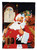 Caroline's Treasures PJH3012GF Santa Claus At the Stroke of Midnight Flag Garden Size , Small, multicolor