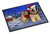 Wheaten Terrier Christmas Door Mat, Indoor Rug or Outdoor Welcome Mat 18x27 Doormat PPP3275MAT