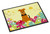 Easter Eggs Airedale Door Mat, Indoor Rug or Outdoor Welcome Mat 24x36 Doormat BB6041JMAT