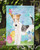 Caroline's Treasures CK1892GF Easter Eggs Fox Terrier Flag Garden Size , Small, multicolor