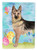 Caroline's Treasures BB9627GF German Shepherd Easter Flag Garden Size , Small, multicolor