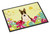 Caroline's Treasures BB6136MAT Easter Eggs Bull Terrier Dark Brindle Indoor or Outdoor Mat 18x27 , 18H X 27W, multicolor