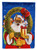 Santa Claus African Santa Flag Canvas House Size PJH3011CHF