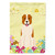 Easter Eggs Central Asian Shepherd Dog Flag Canvas House Size BB6049CHF
