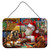 Santa's Workshop, Golden Retriever and Cats Wall or Door Hanging Prints PTW2067DS812