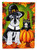 Thanksgiving Friends Schnauzer Flag Canvas House Size AMB1364CHF