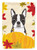 Caroline's Treasures BB2009GF Boston Terrier Thanksgiving Flag Garden Size , Small, multicolor