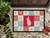 New Zealand White Rabbit Love Door Mat, Indoor Rug or Outdoor Welcome Mat 18x27 Doormat