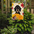 Caroline's Treasures BB2021GF Smooth Black and Tan Dachshund Thanksgiving Flag Garden Size , Small, multicolor