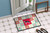 Bicolour Aegean Cat Love Door Mat, Indoor Rug or Outdoor Welcome Mat 24x36 Doormat