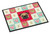 Caroline's Treasures CK5231MAT Pug Love Door Mat, Indoor Rug or Outdoor Welcome Mat 18x27 Doormat, 18H X 27W, multicolor