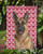 Caroline's Treasures KJ1194GF Hearts Love and Valentine's Day German Shepherd Flag Garden Size , Small, multicolor