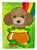 Caroline's Treasures BB2000GF Chocolate Brown Poodle St. Patrick's Day Flag Garden Size , Small, multicolor