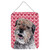 Border Terrier Valentine's Love Aluminium Metal Wall or Door Hanging Prints