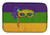 Caroline's Treasures 8384DDM Absorbent Dish Drying Mat for Kitchen Counter Mardi Gras Dish Drying Mat , 14 x 21", multicolor