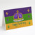 Caroline's Treasures 8385GCA7P Happy Mardi Gras Crown Greeting Cards and Envelopes Pack of 8 A7 Size 5x7 inch Blank Note Cards, 7 x 5, multicolor