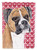 Caroline's Treasures SC9249-FLAG-PARENT Boxer Hearts Love and Valentine's Day Portrait Flag, , multicolor - SC9249GF