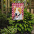 Caroline's Treasures SS4496-FLAG-PARENT Bull Terrier Hearts Love and Valentine's Day Portrait Flag, , multicolor - SS4496GF